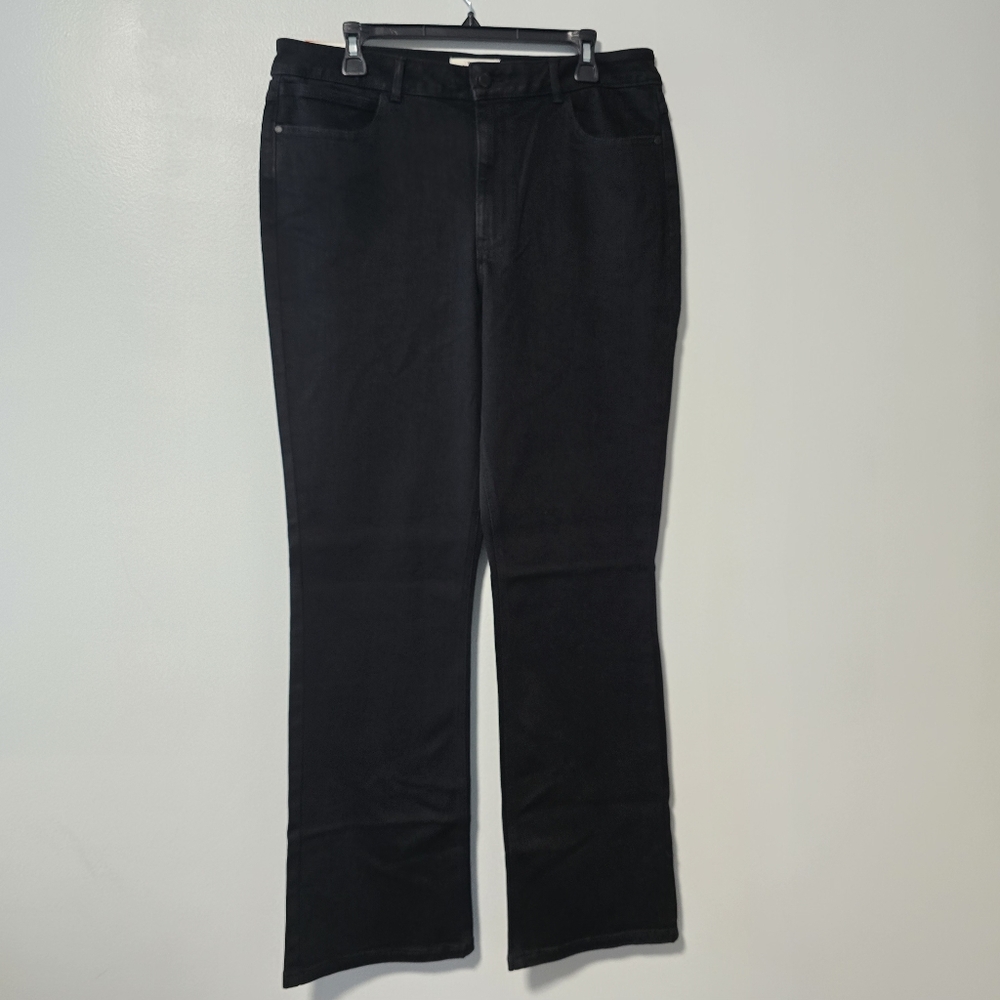 Wrangler Ladies' High-Rise Bootcut Jeans, Black, Size 16/36 - New - Picture 5 of 15